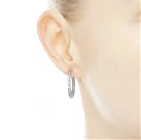 Orecchini Pandora Donna Pandora Signature in Argento 296319CZ - 296319CZ